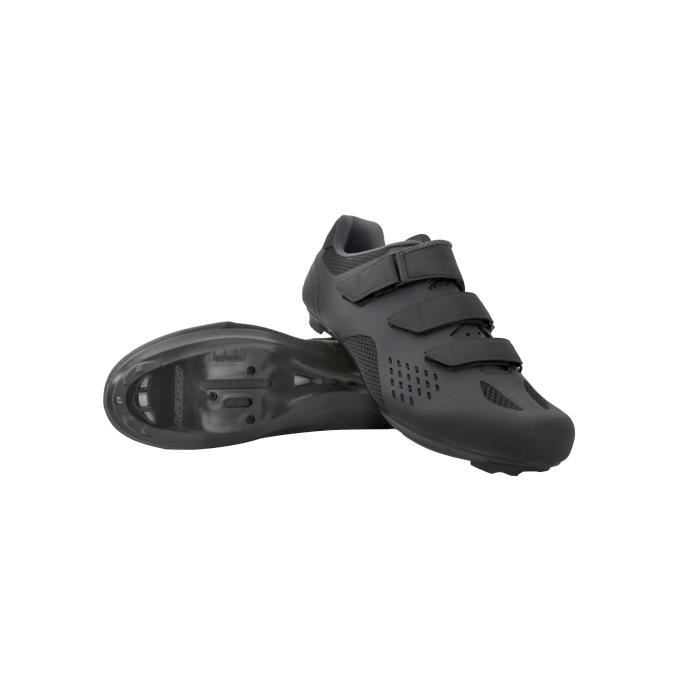 chaussures vélo massi comp - noir - adulte - route - respirant