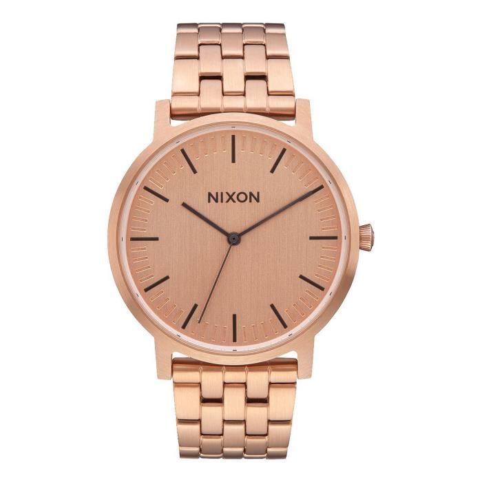 NIXON Montre Porter All Rose Gold pour homme Achat vente