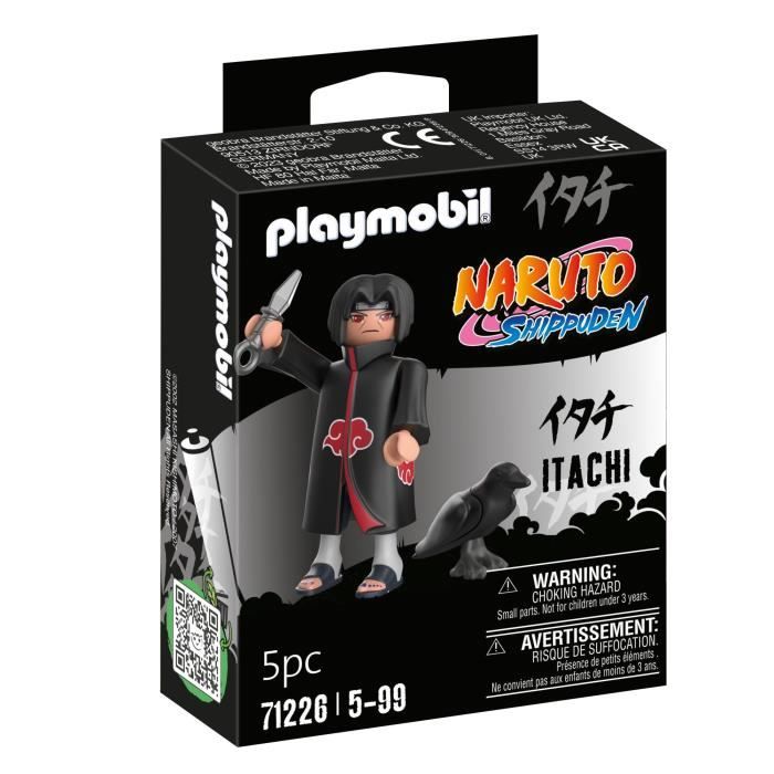 PLAYMOBIL 71226 Itachi Akatsuki - Naruto Shippuden - Dès 5 ans