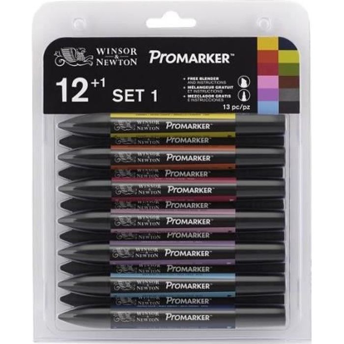 Winsor Newton Promarker Marqueurs 12 Set 2 Achat Vente Marqueur Wn Promarker 12 Set 2 Cdiscount