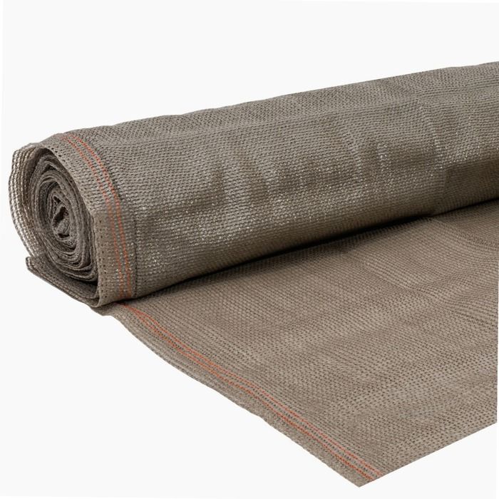 WERKA PRO Sichtschutz – 1 X 10 M, 150 G/m², Polyethylen Geflochten, 85% Blickdicht, Farbe Taupe