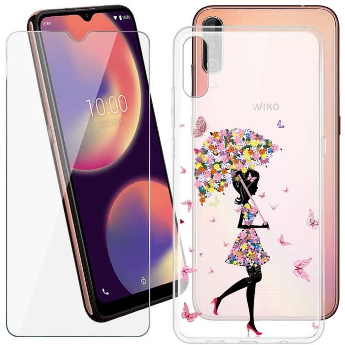 Coque Gel Silicone + Verre Trempé Pour Wiko View XL - Transparent - Kit De Protection Neuf