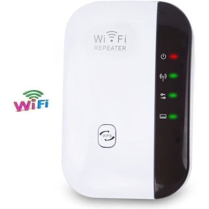 révéler-Répéteur WiFi PLUGSURF universel tout abonnement - Augmente la qualité et la distance wi-fi RJ45 300 Mbps Répéteur Wi-Fi sa