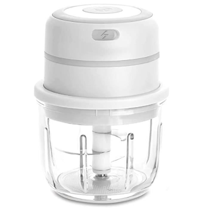 Nestling Mini Hachoir 600W 2L – Hachoir Électrique 4 Lames Pour Viande, Légumes, Noix Et Glace