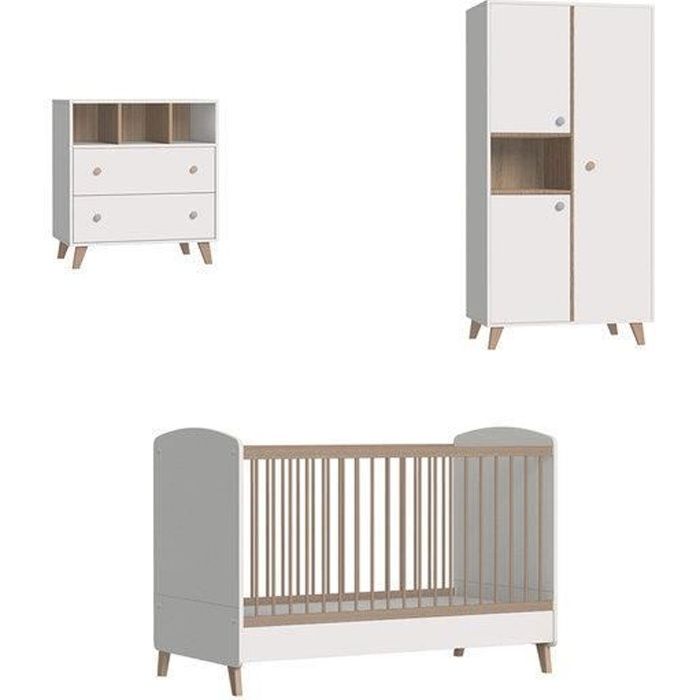 Chambre Bebe Bois Blanc Cdiscount Chambre Bebe Bois Blanc Cdiscount