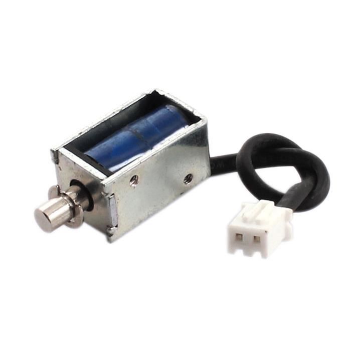 Électroaimant Solénoïde DC 5V - Course 1mm/100g Ou 2mm/50g | Actionneur Pousser/tirer, Cadre Ouvert | Pour Machines Automatiques