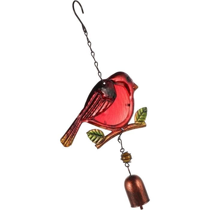 Carillon à Vent Chant D'oiseau - Décoration De Jardin Mélodieuse Et Apaisante - Cloche Suspendue En Résine Avec Design élégant - Idéal Pour Jardin, Terrasse Ou Balcon