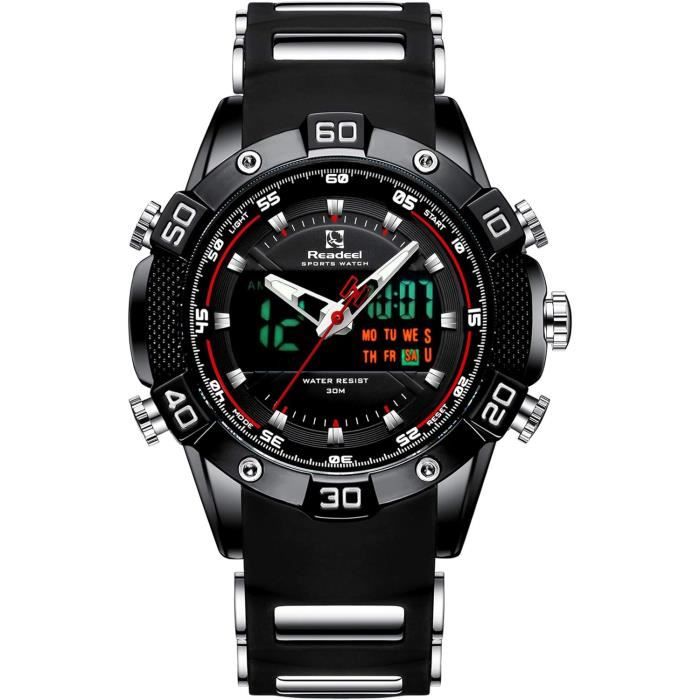 Direct Power SARL Chronomètre électronique étanche, Chronomètre De Sport Multifonctionnel, Montre Numérique D'arbitre à Interval