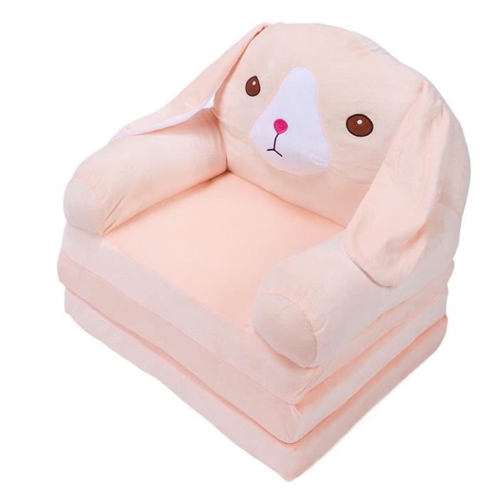 Canapé Pliant Pour Enfants - Design Adorable Avec Motifs Animaux, Portable Et Confortable Pour La Salle De Jeux