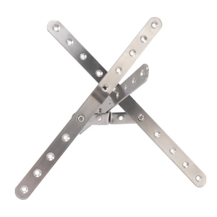 Poêle à Bois Camping Hanzete - Pliable, Acier Inoxydable - Avec Cheminée Et Plaques De Cuisson