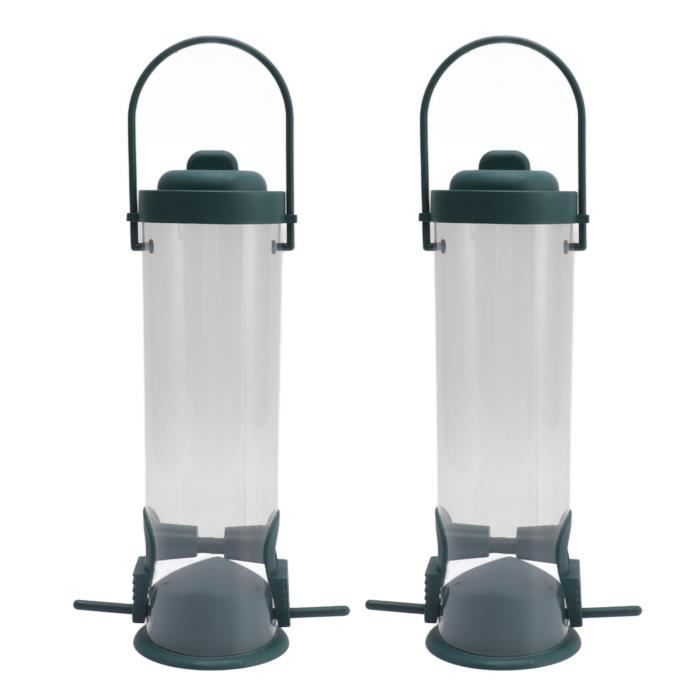 Meilleurs prix pour Vvikizy mangeoire à oiseaux sauvages Vvikizy Mangeoire à tubes pour oiseaux Mangeoire à oiseaux en plastique jardin anti-oiseaux