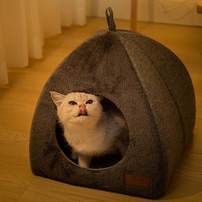 Comparer les prix de Niche Chat Interieur, Niche Chat Interieur, Lit Animaux Compagnie Tente Chat, Lit Chat D'intérieur, Lit Igloo Chat, L