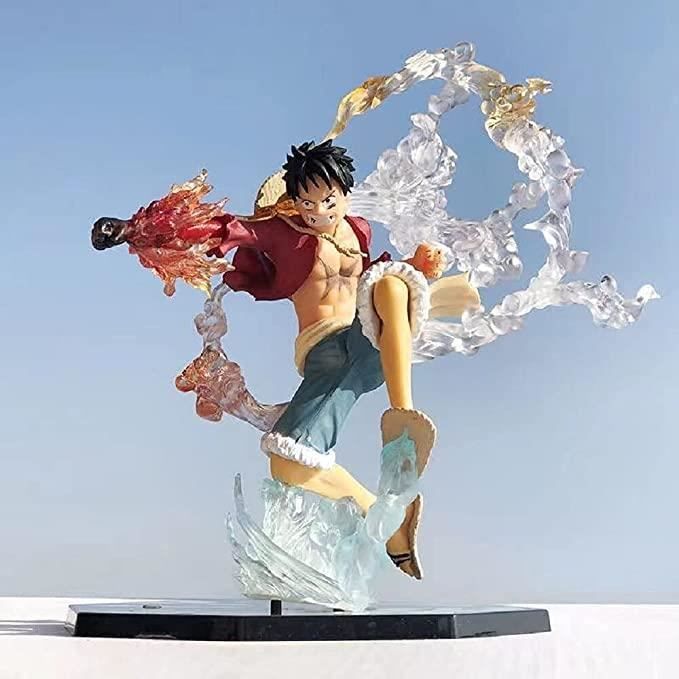 17cm One Piece : Figurine de héros à Monkey D Luffy décora mignon-Coup de feu