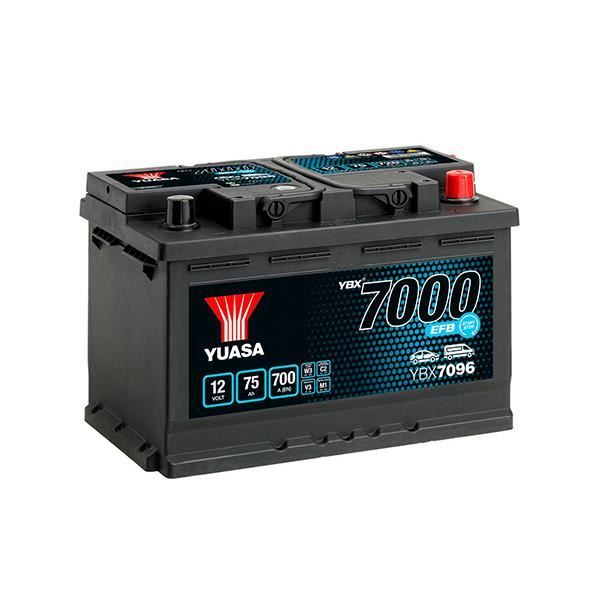 Yuasa - Batterie voiture Yuasa Start-Stop EFB YBX7096 12V 75Ah 700A-Yuasa