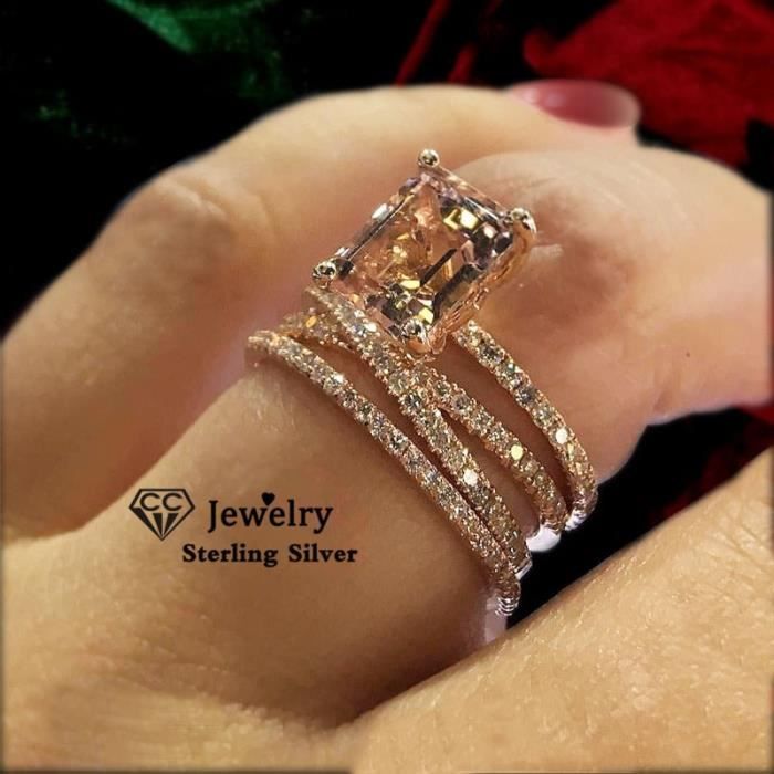Bagues de mariage pour femmes. bijoux de luxe. bague de fiancailles. zircone cubique. coul 5 Achat Vente bracelet gourmette bagues de mariage pour femmes. Femme Or rose Dore rose