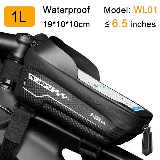 Sac Triangulaire étanche VADO VLTRA 8L - Pour Cadre De Vélo - PVC 500D IP65 - Installation Velcro