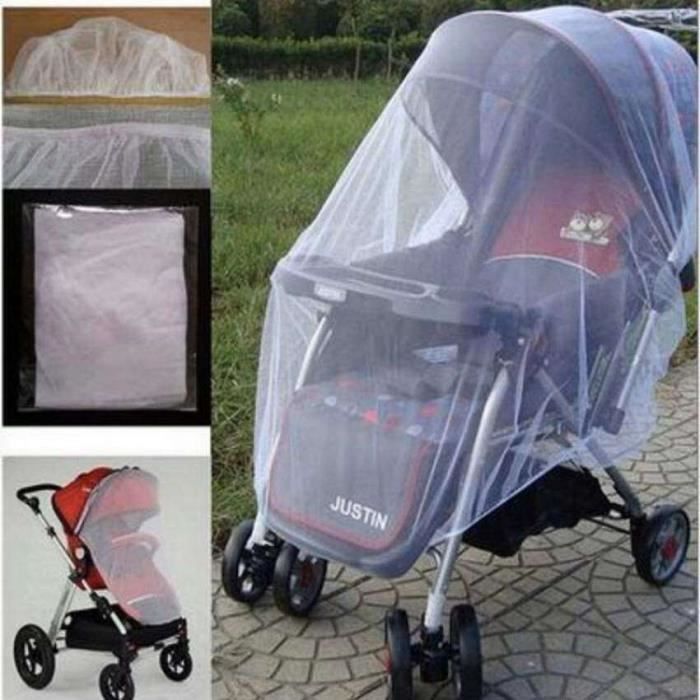 1 Pièce Wit - Moustiquaire pour poussette - pour protection contre les insectes de