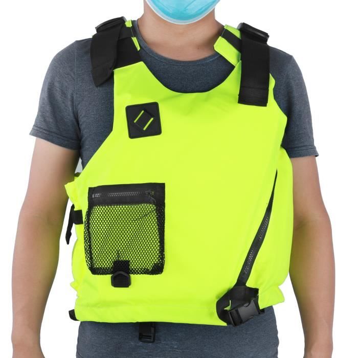 Gilet Anti-Noyade Adulte Premium - Aide à La Flottabilité Confortable, Unisexe Avec Sangle D'Entrejambe Et Poches, Pour Kayak Paddle Bateau