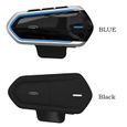 Couleur bleue  Kit Audio Étanche B35 Pour Moto, Kit Mains-Libres, Communicur de Casque Bluetooth, Accessoires-1