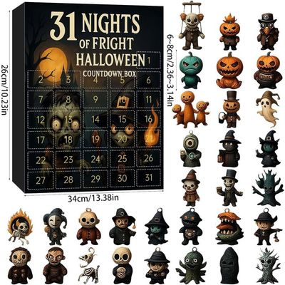 Compte à Rebours Halloween Cercueil Calendrier Halloween Maison En