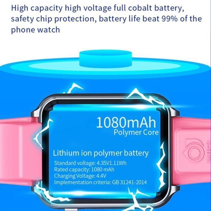 Montre Connectée Enfants 4G, Vidéo HD Appel,n Chat Familial, Écran Montre Connectée Enfants 4G, Vidéo HD Appel,n Chat Familial, Écran