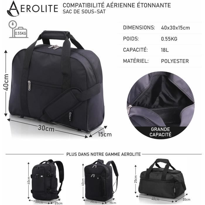 40X30X15 Nouveau Et Amélioré 2023 British Airways, Easyjet, Virgin Atlantic, Klm Holdall, Bagage