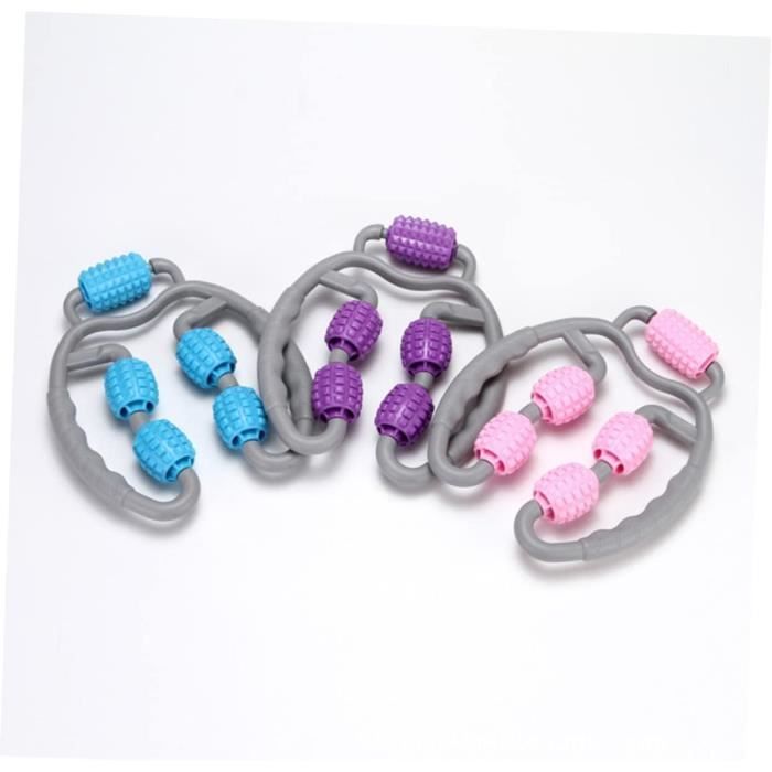 Rouleau De Massage En Mousse – Masseur Portable Pour Muscles Et Articulations, Couleur Rose - 4