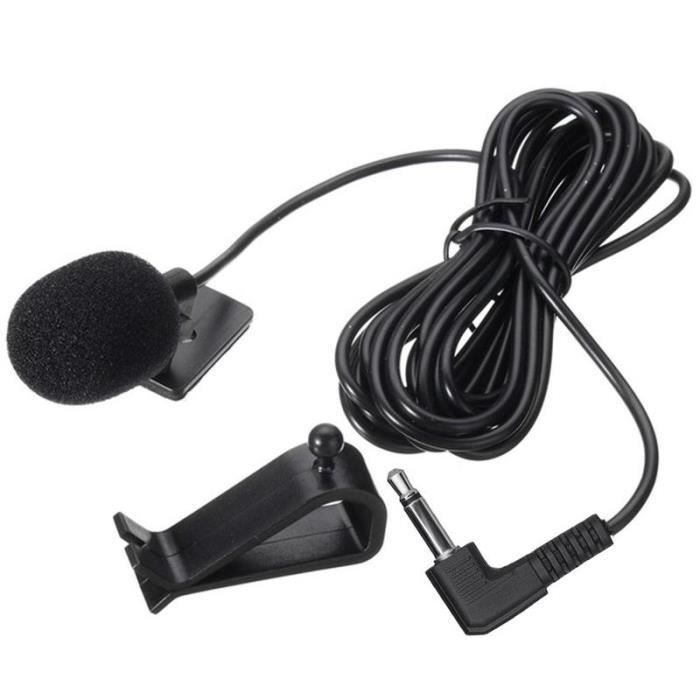 Microphone audio de voiture compatible Bluetooth,micro externe pour unité  principale de véhicule,radio stéréo,GPS- black[F9255] - Cdiscount Auto