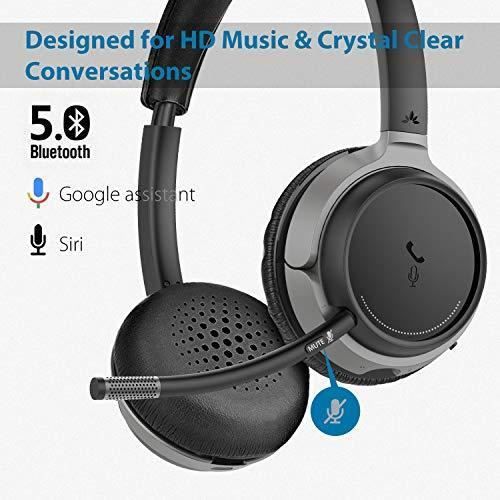 Casque Bluetooth 5.0, écouteurs sans fil supra-auriculaires, pour