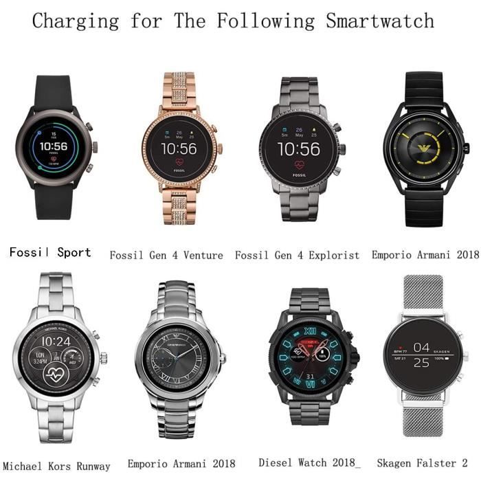 Chargeur Compatible Fossil Gen 5 Carlyle Julianna Gen 4 Sport