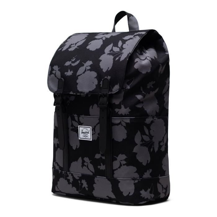 Herschel black camo backpack top