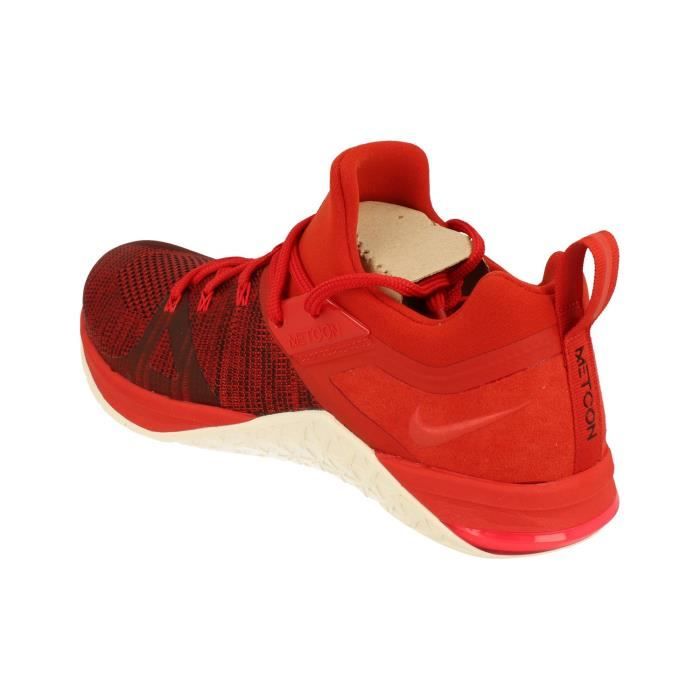 Chaussures de running Nike Metcon Flyknit 3 pour Homme Rouge