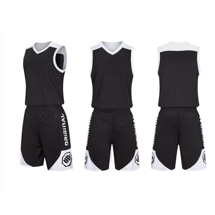 VEGAS Kit Maillot Basket 2 Pièces - Maillot Et Short Sans Manches Pour Adulte Et Jeunesse