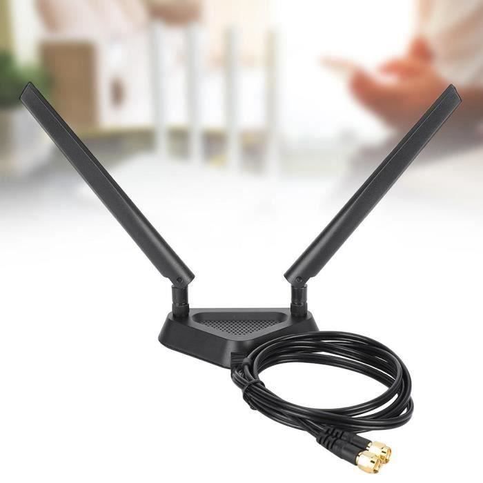 Antenne Radio FM Intérieure Amplifiée Gain 25dB - Signal Stable 85-112 MHz Pour Sols Bas