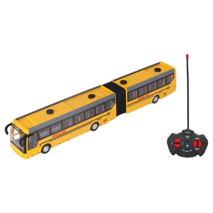Dilwe Jouet Dautobus Scolaire RC, Autobus TéLéCommandé De Simulatio Pour Enfants Avec Cadeau Danniversaire De Jouet De Veh Amz B