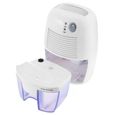  Mini Déshumidificateur d'Air Portable  500ml Sèche-linge pour l'Humidité et les Moisissures à la Maison, pour Cuisine Blanc-2