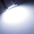 TEMPSA 10x LED Ampoule Voiture Lampe Dome Feston 36mm 3W 3 SMD 5050 Blanc Navette Plaque Feux -2