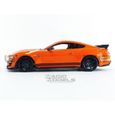 Voiture Miniature de Collection - MAISTO 1/18 - FORD Shelby GT500 Mustang - 2020 - Orange - 31388OR-2
