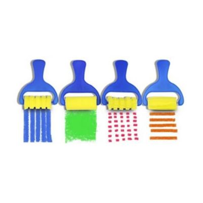 Lot De 10 Pinceaux Doigts Pour Enfants - Tampons En éponge, Lavables, Pour Peinture Et Activités Manuelles - 3
