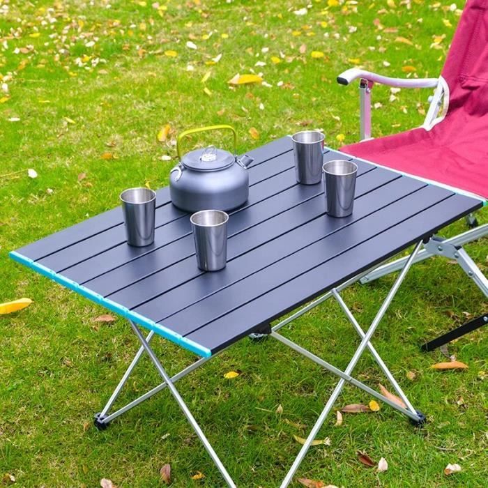 Table de camping pliante portable pliable légère extérieur bbq 180