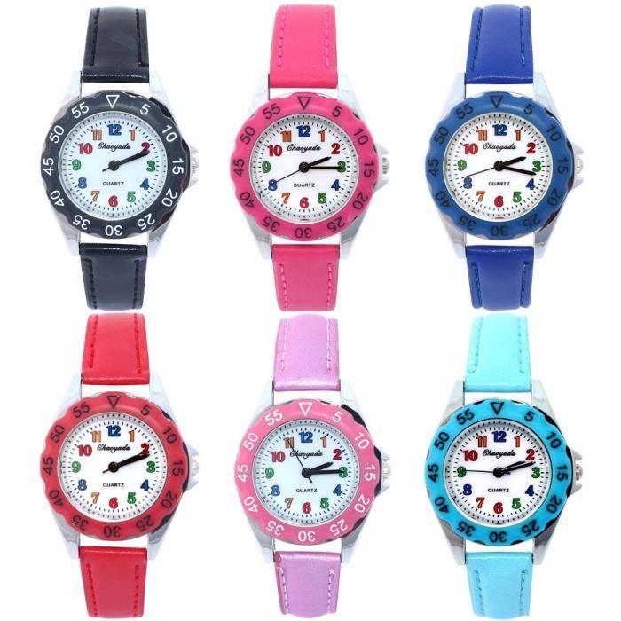 Montres La premi re montre en cuir pour enfants filles et femmes