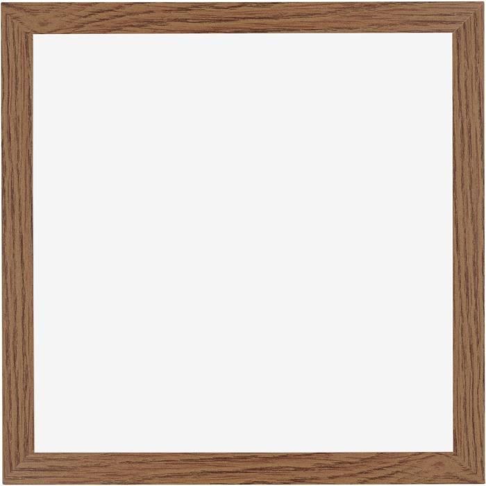 Cadre Photo Bois Cadre Photo FRAMO Sur Mesure 40x120 Cm - Chêne Rustique Verre Antireflet Cadre Acrylique Antireflet