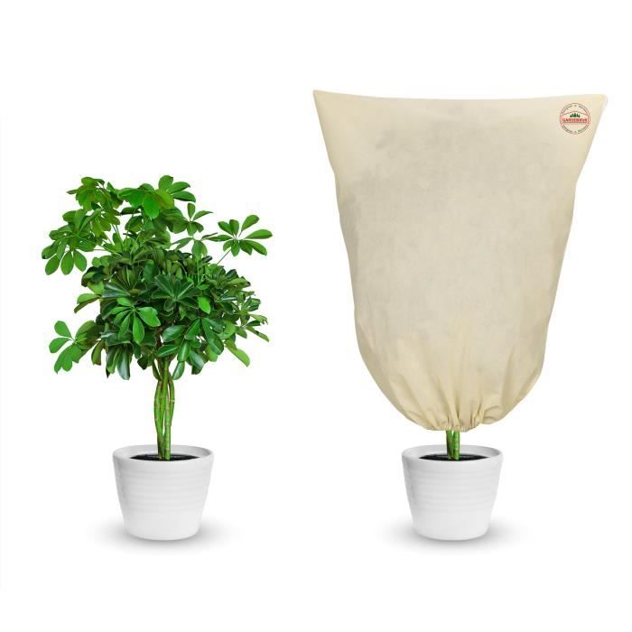 Housse de protection pour plantes avec fermeture éclair 70 g/m²