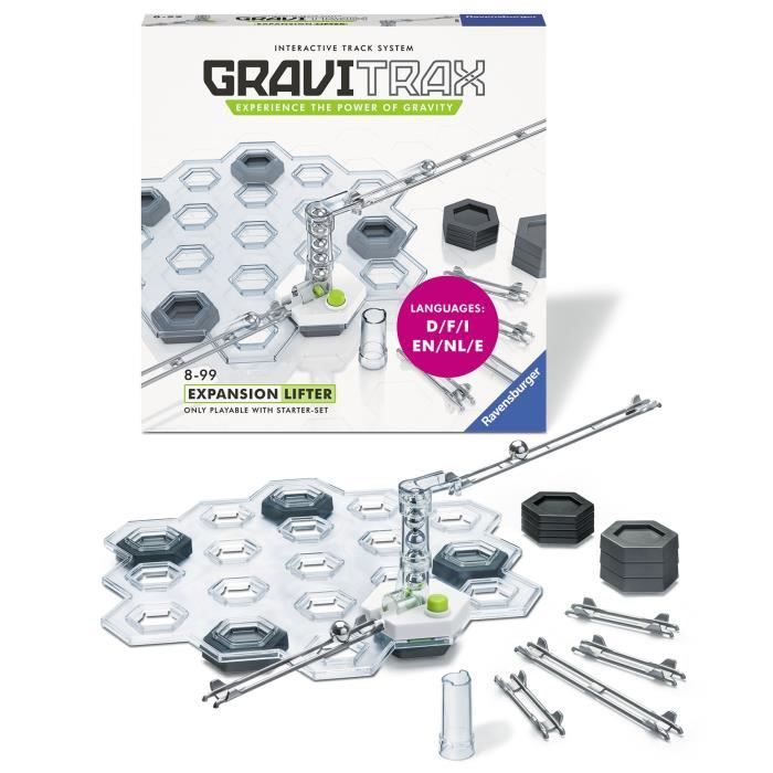 GraviTrax Extension Ponts Et Rails - Set De 13 Pièces Pour Circuit De Billes STEM - Compatible Avec Tous Les GraviTrax - Dès 8 Ans