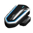 Couleur bleue  Kit Audio Étanche B35 Pour Moto, Kit Mains-Libres, Communicur de Casque Bluetooth, Accessoires-3