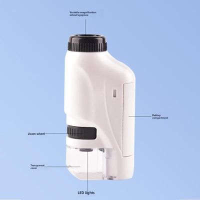 Milooki Microscope Numérique Portatif Enfant - Zoom 1000x, écran 2", Rechargeable - Exploration Scientifique Dès 3 Ans