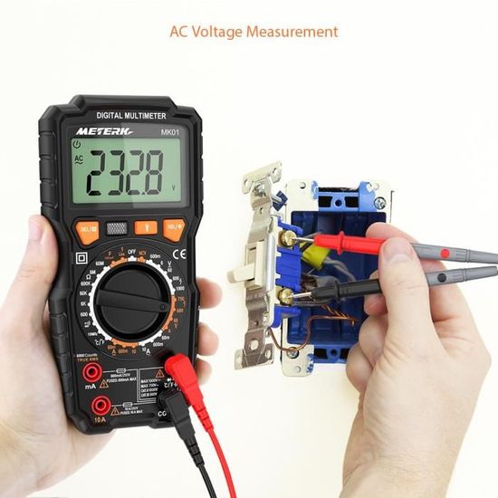 Multimètre Pince Numérique Intelligent WG-032 - 6000 Counts TRMS - Mesure Auto - Neuf