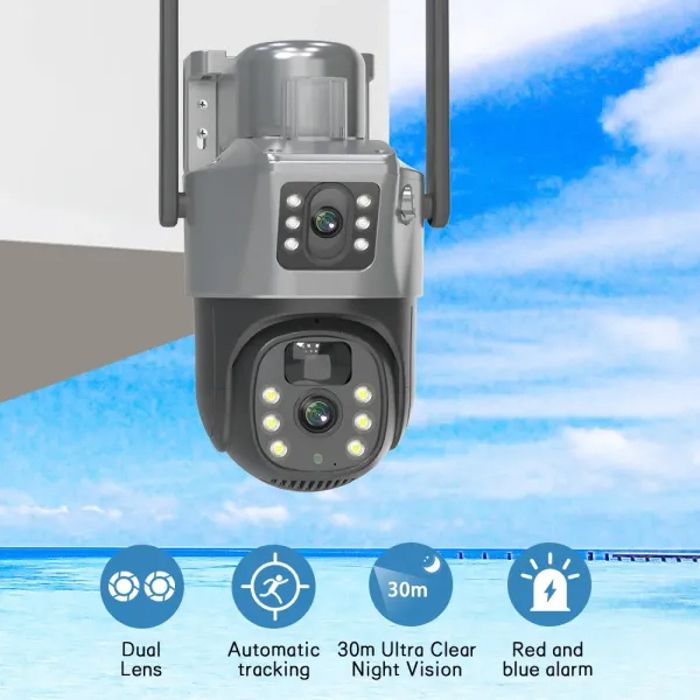 Generic Caméra Surveillance WIFI Extérieur sans Fil Détection de Mouvement Infrarouge - Prix pas cher | SN