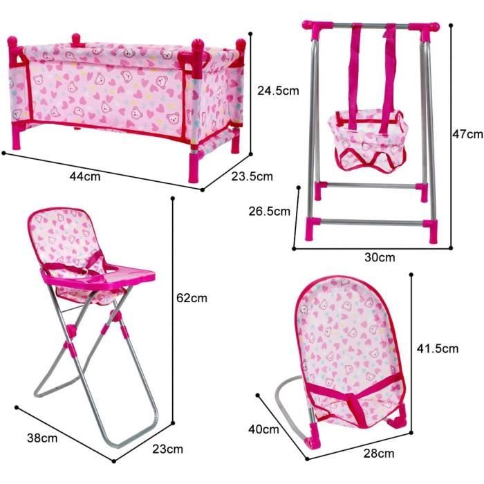 Poussette chaise haute jouet new arrivals