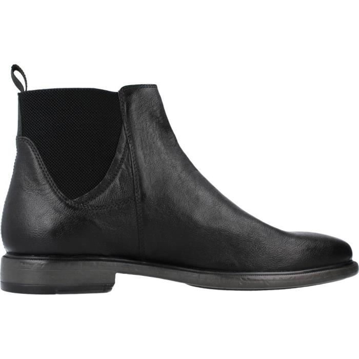 Baskets Homme GEOX U TERENCE A Noir Doublure Textile Peau